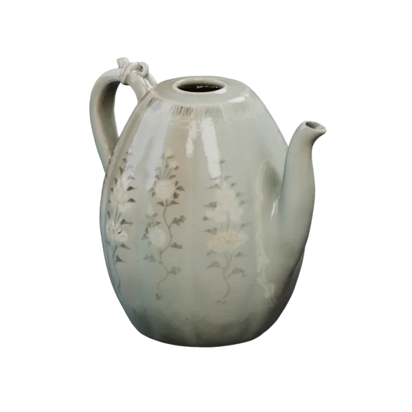 Goryeo Celadon Pitcher, shown in a rotating 360-degree view