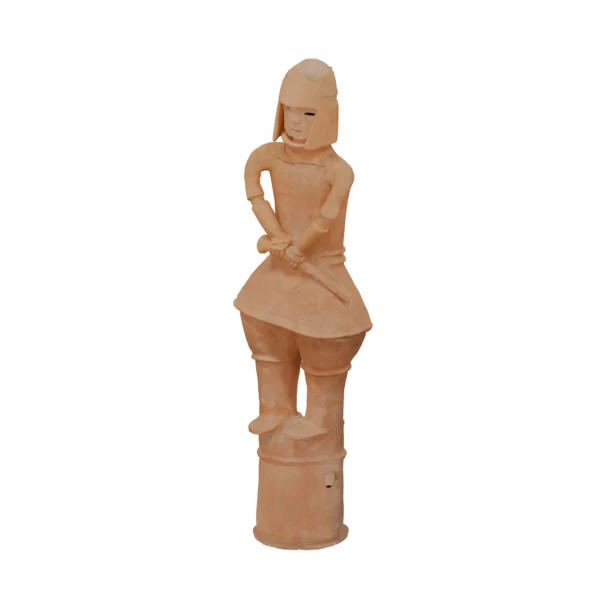 Haniwa Armed Warrior, shown in a rotating 360-degree view