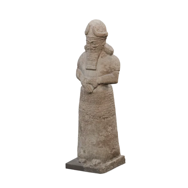 Nabu Attendant God Statue, shown in a rotating 360-degree view