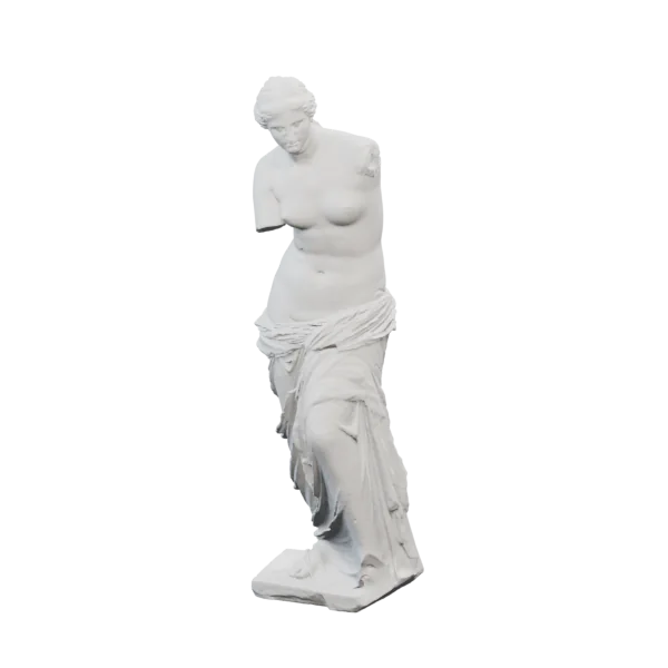 Venus De Milo Plaster Cast, shown in a rotating 360-degree view